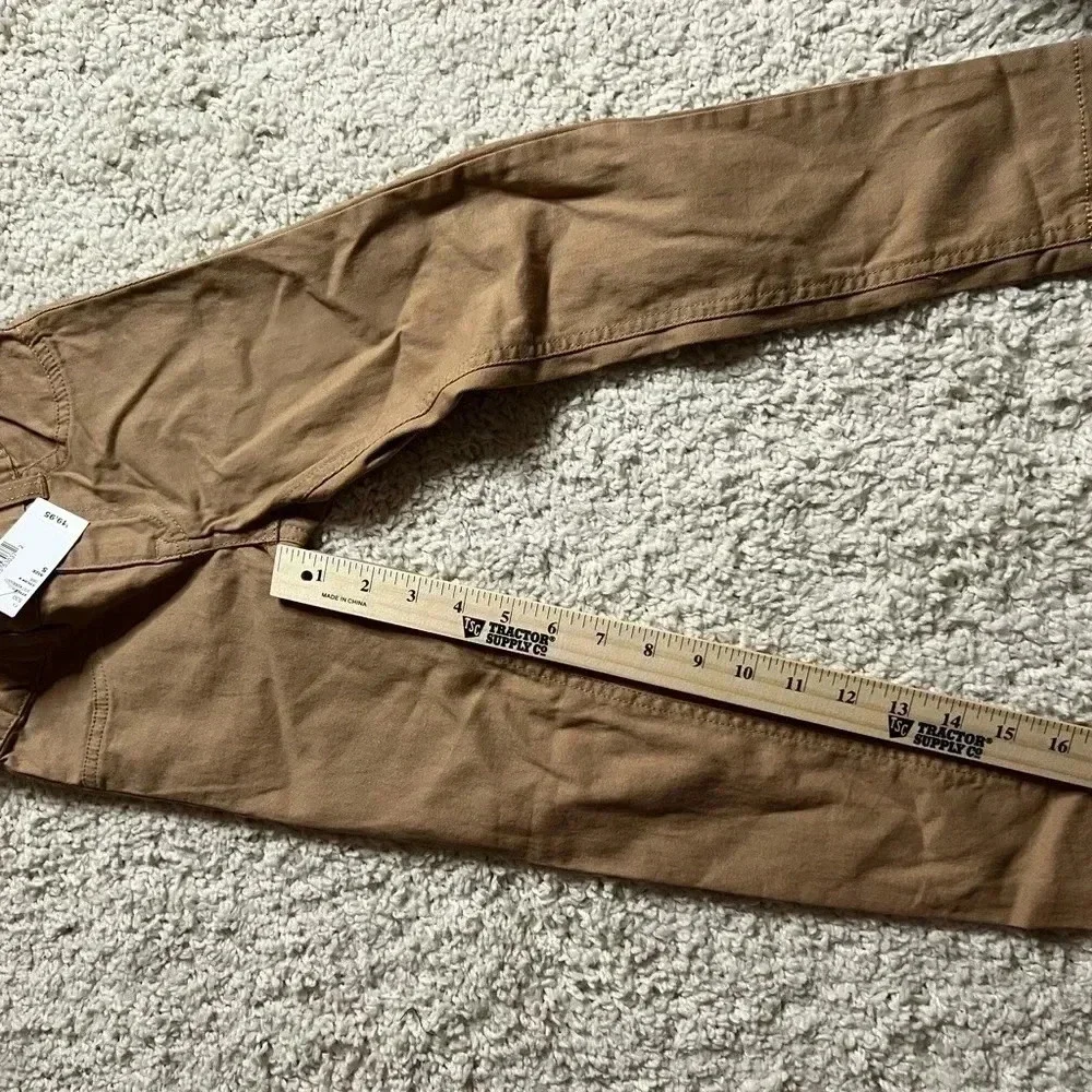 GIRLS CHILDREN’S PLACE JEGGINGS SIZE 5 KHAKI NWT